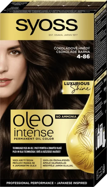 syoss oleo intense 4-86 chocolate brown permanent oil color