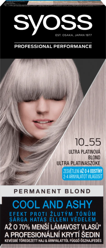 syoss professional 10_55 ultra platinum blonde permanent coloration