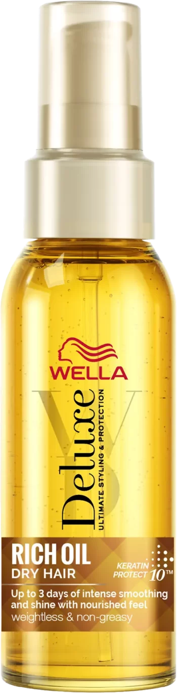 wella deluxe rich oil for dry hair 100ml