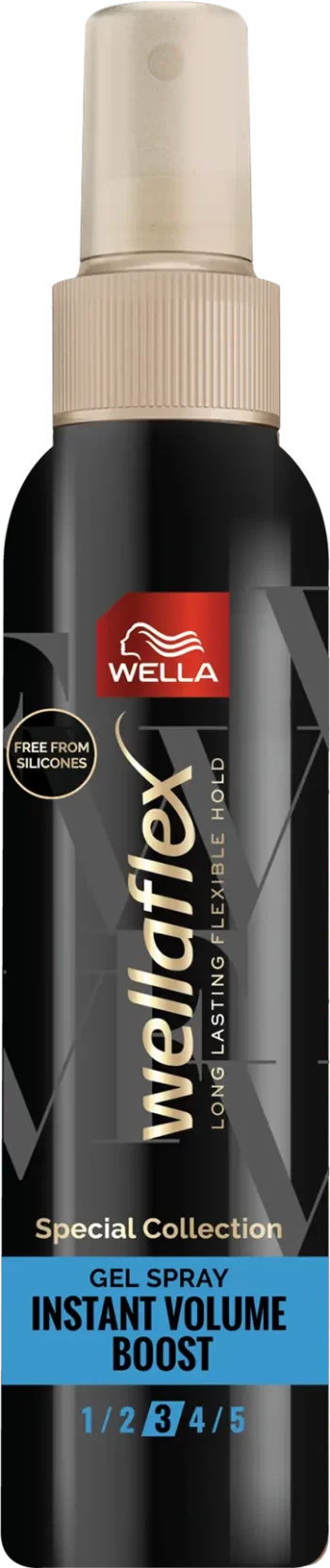 wella wellaflex instant volume boost styling gel spray 150ml