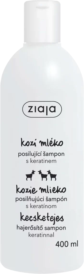 ziaja goat's milk strengthening shampoo 400ml