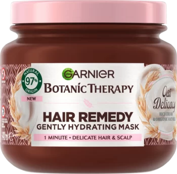 garnier botanic therapy oat delicacy hair remedy mask 340ml