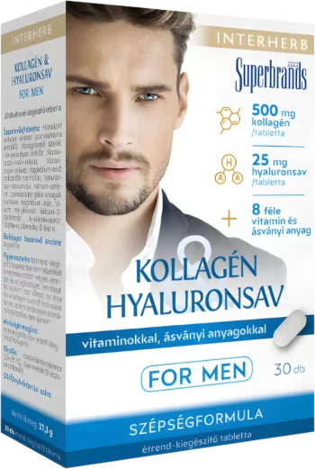 interherb collagen hyaluronic acid for men tablets 30ct