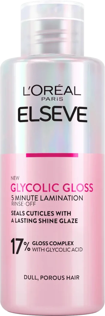 loreal paris elseve glycolic gloss 5 minute lamination rinse off 200ml