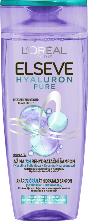 loreal paris elseve hyaluron pure shampoo 400ml