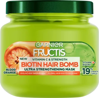 garnier fructis vitamin c strength biotin hair bomb mask 320ml
