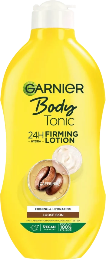 garnier tonic firming caffeine body lotion 400ml