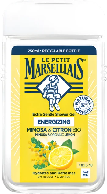 le petit marseillais mimosa lemon shower gel 250ml