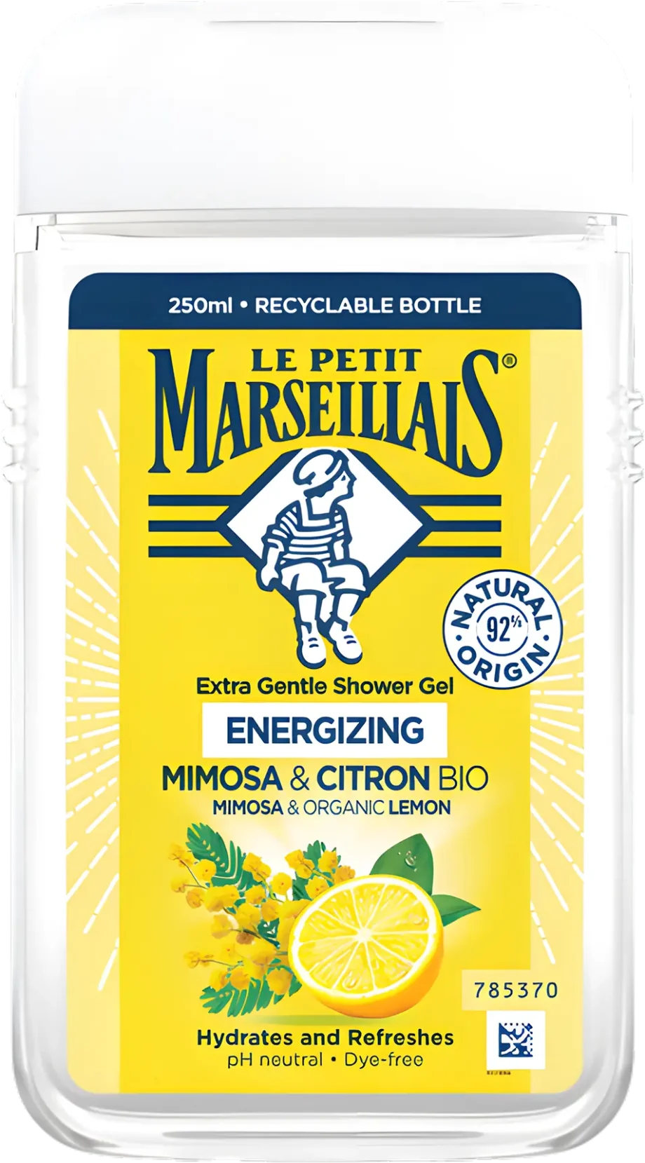 le petit marseillais mimosa lemon shower gel 250ml