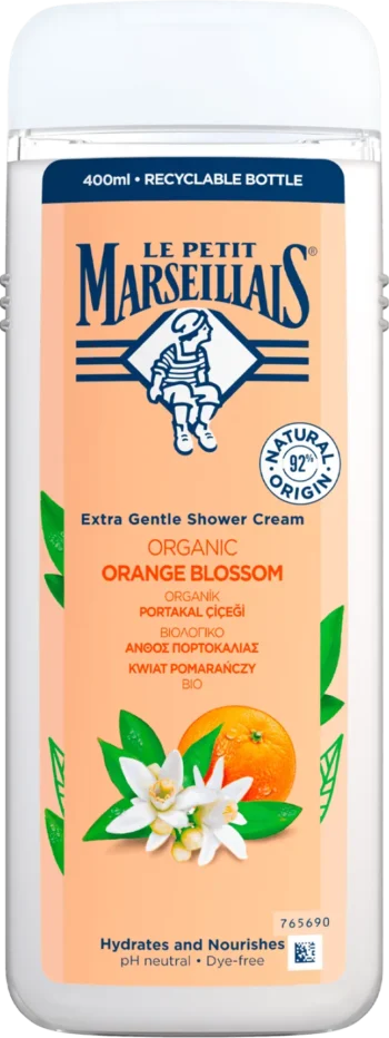 le petit marseillais orange blossom shower gel 400ml