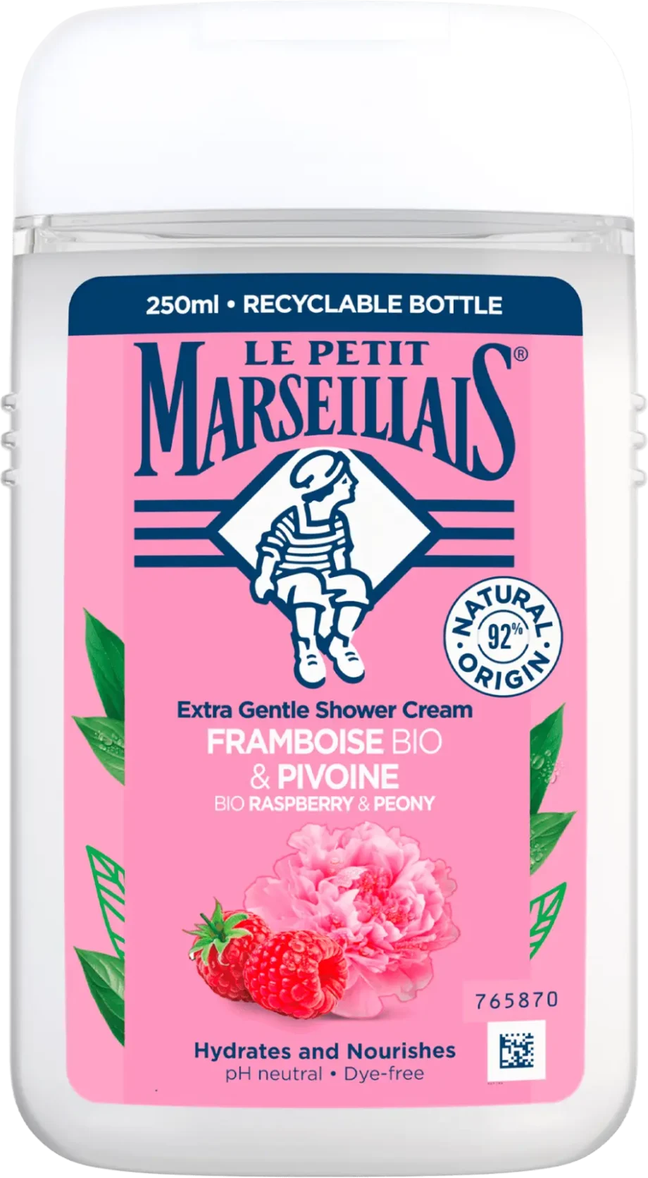 le petit marseillais raspberry peony shower gel 250ml