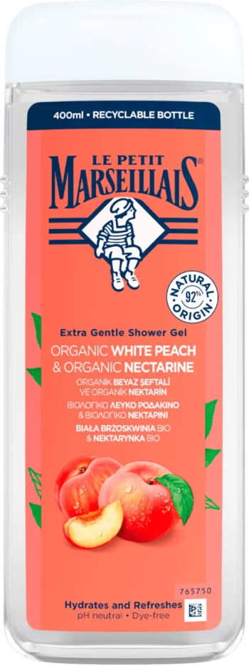 le petit mersaillais white peach nectarine shower gel 400ml