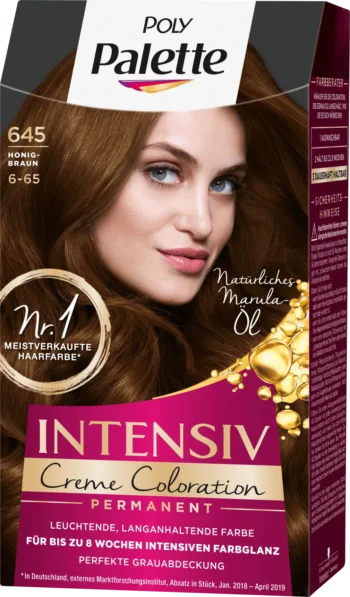 poly palette intensiv 6-65 honey brown permanent cream coloration