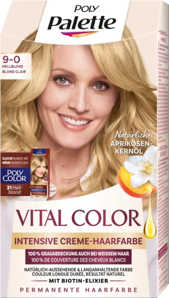 poly palette vital color 9-0 light blonde intensive cream color