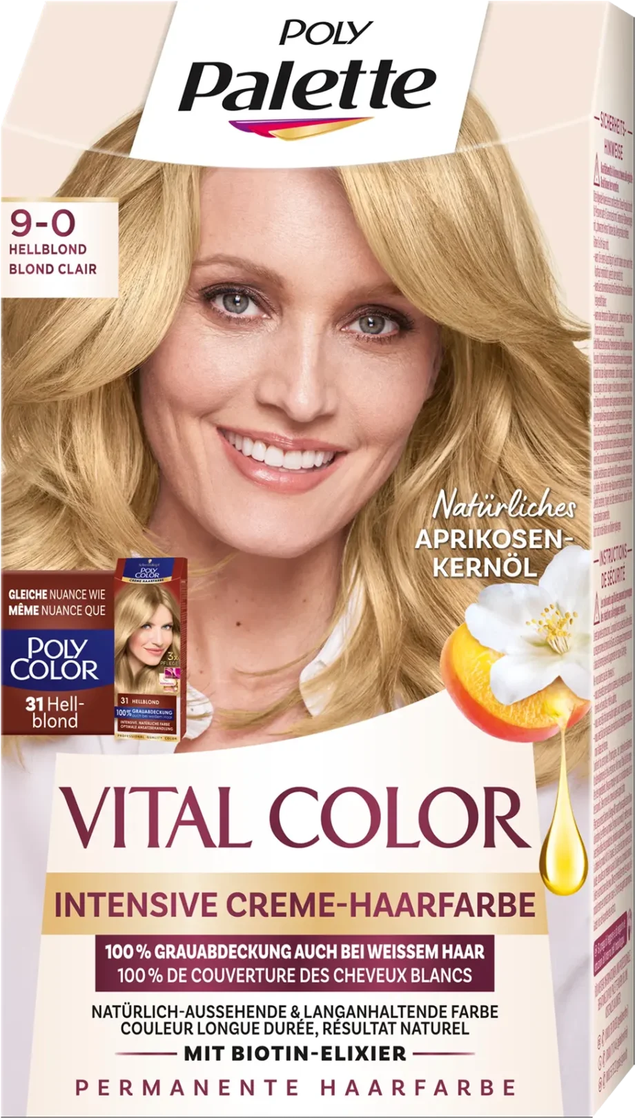 poly palette vital color 9-0 light blonde intensive cream color