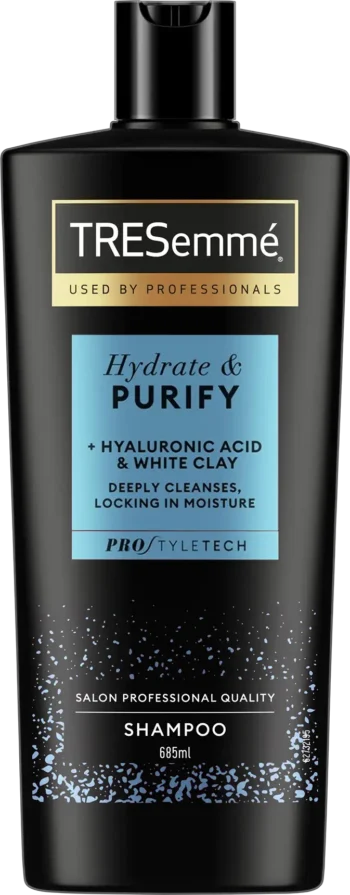 tresemmé hydrate purify shampoo 685ml